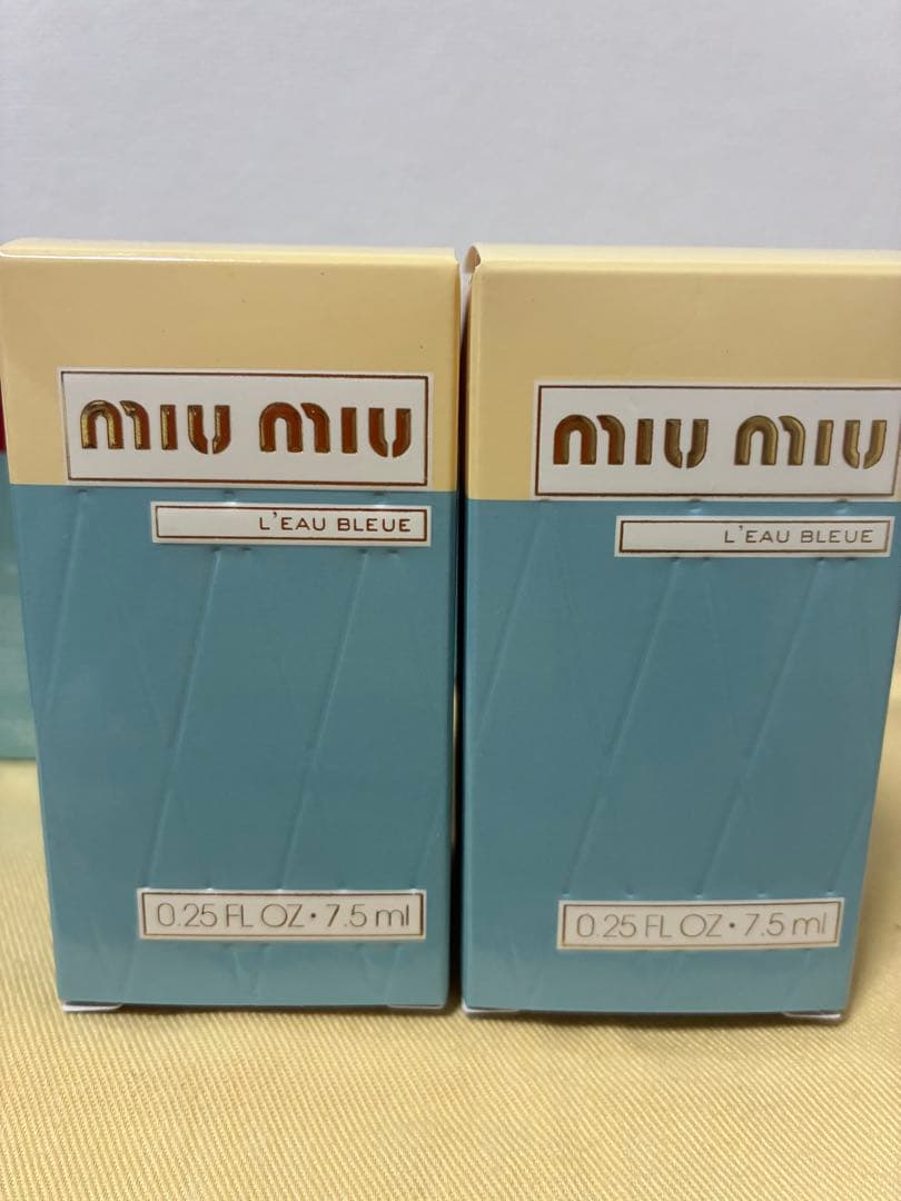 【整理中さま専用】Miu Miu 香水 7.5mlミニボトル4本セット