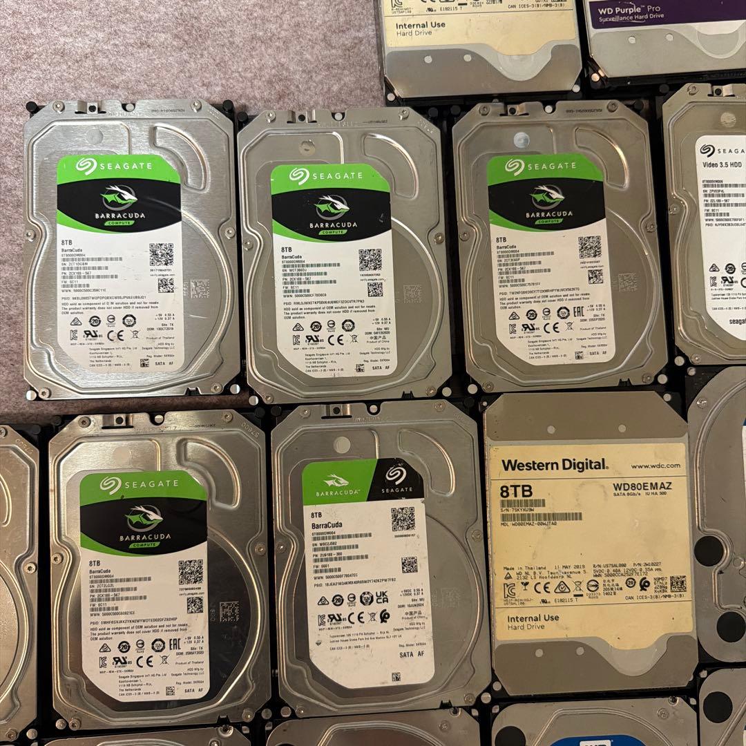 【大容量HDDまとめ売り】2TB〜14TB 計45台セット 業者様・転売歓迎