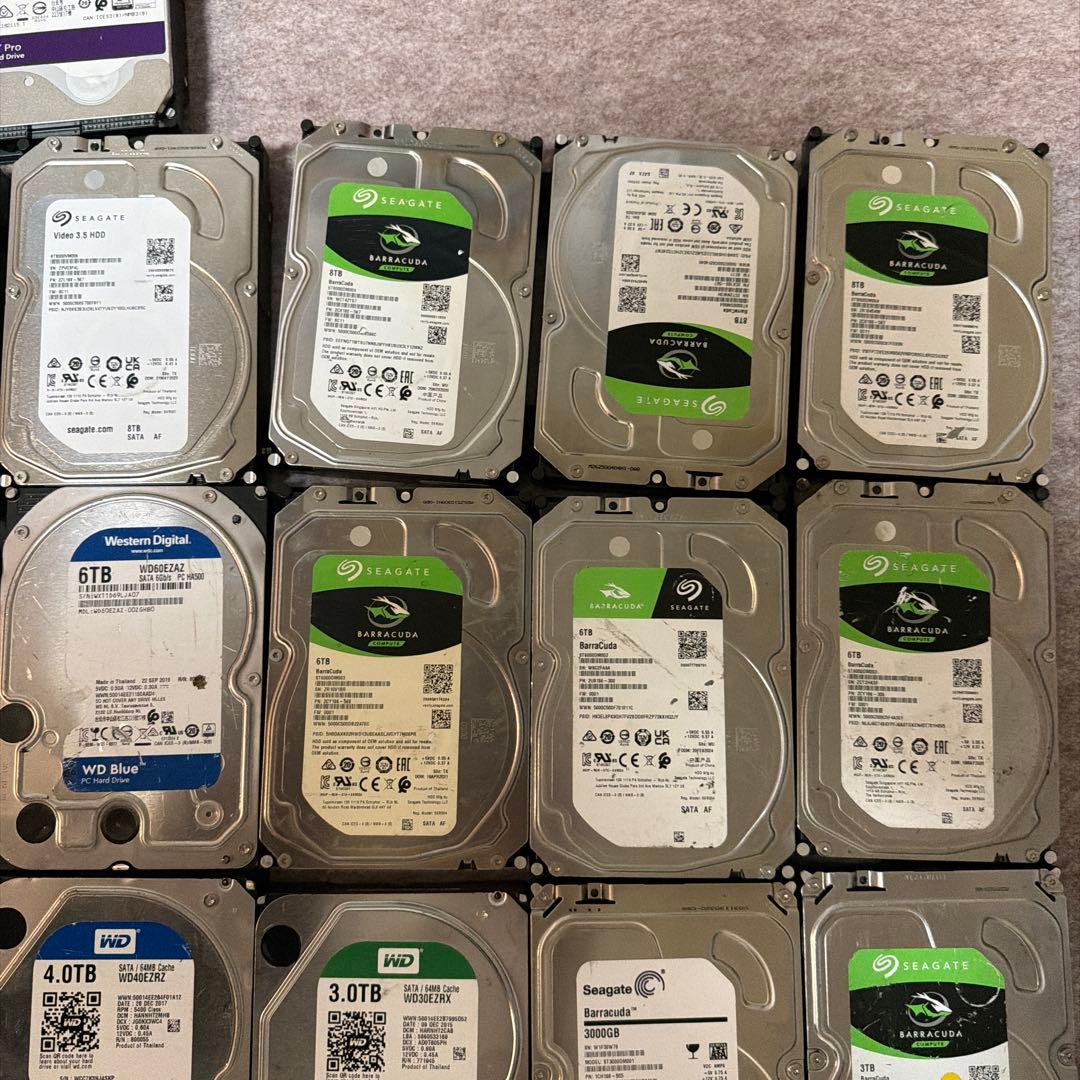 【大容量HDDまとめ売り】2TB〜14TB 計45台セット 業者様・転売歓迎