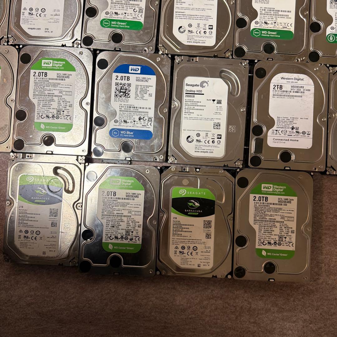 【大容量HDDまとめ売り】2TB〜14TB 計45台セット 業者様・転売歓迎