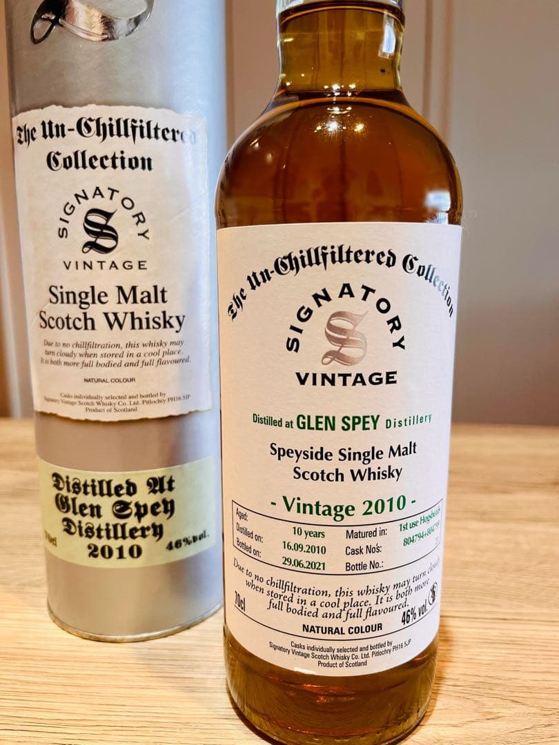 SIGNATORY Glen Spey 2010 シングルモルトウイスキー未開栓