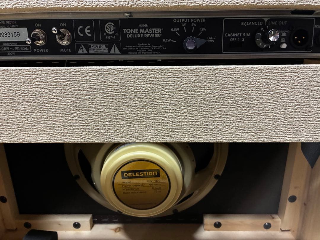 アンプ Fender Deluxe Reverb ToneMaster Blonde