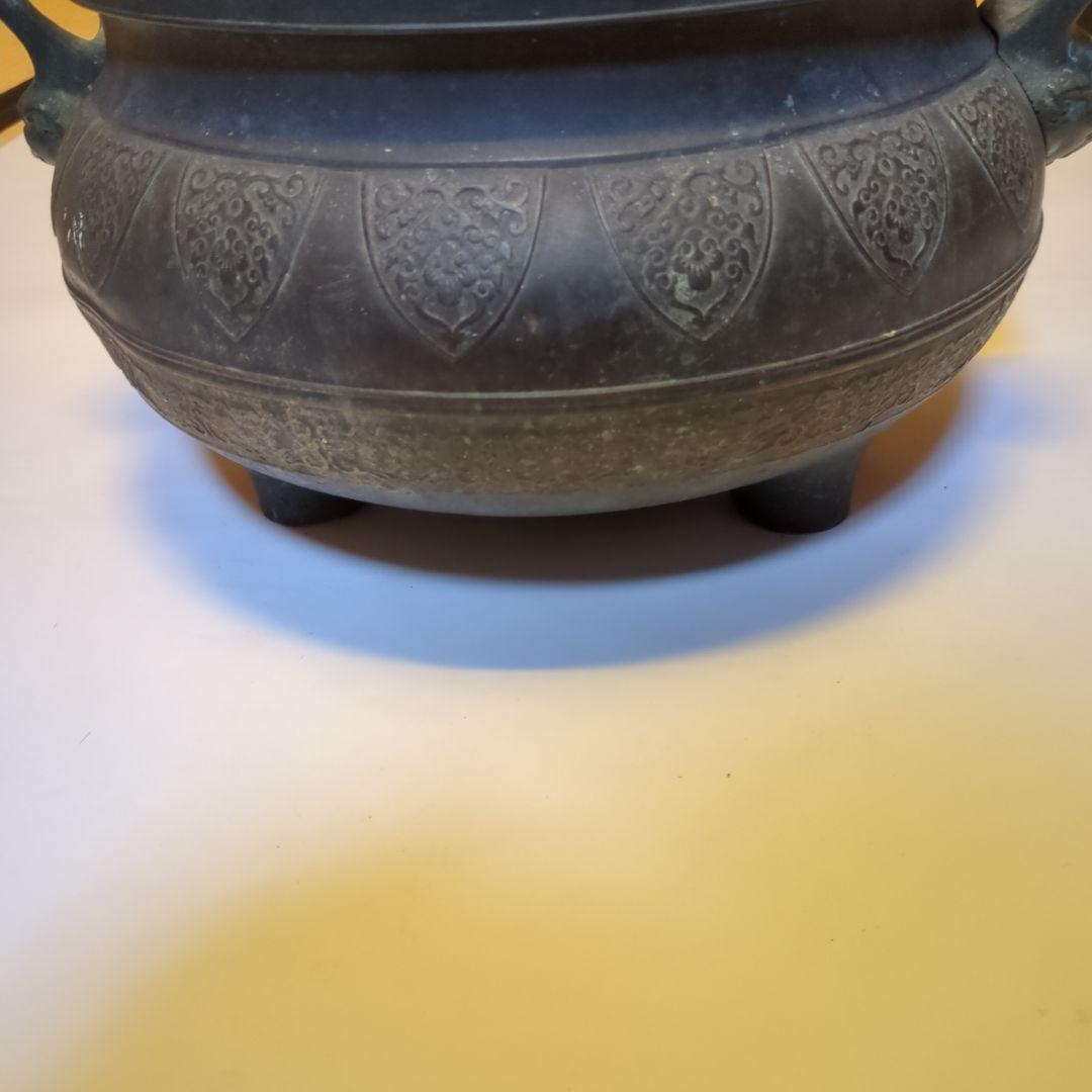 火鉢？　香炉？　金属製　銅製？　アンティーク
