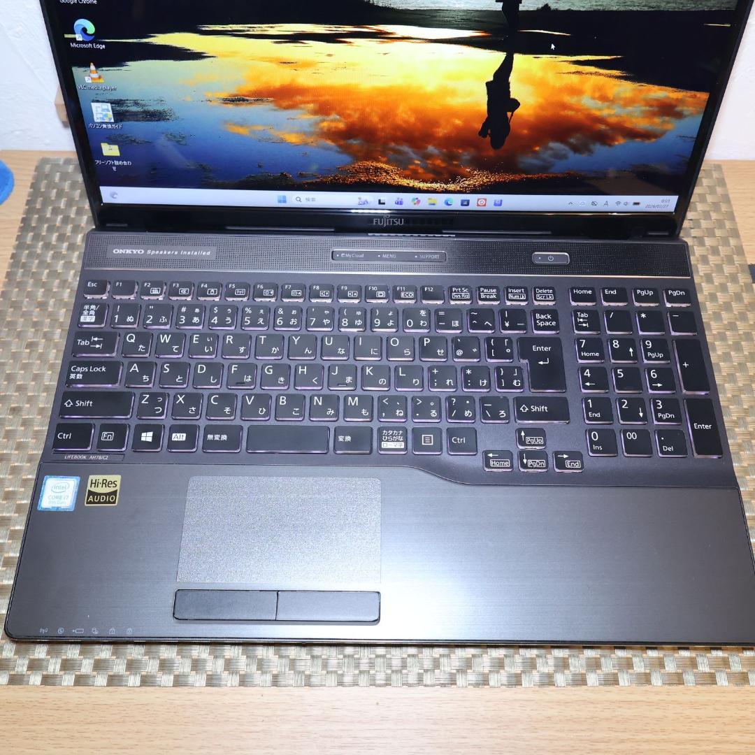 最上位Win11公式対応i7/メ16/新品SSD/BD/無線/カメラ/TypeC