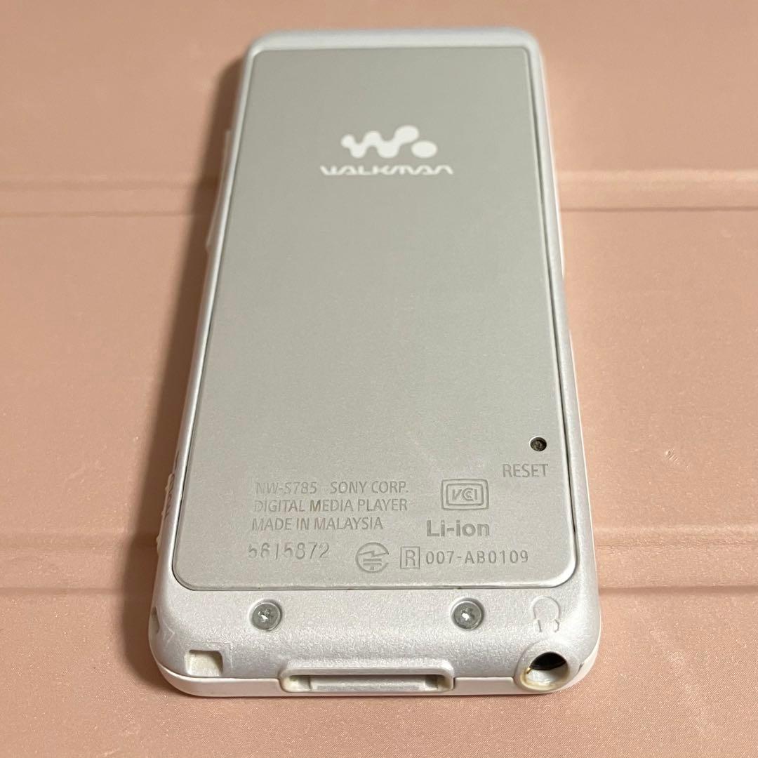 ディスプレイ　バッテリ良好】SONY ウォークマン　NW-S785 16GB 白