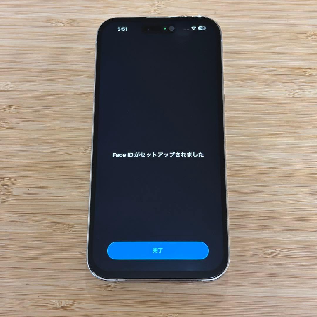 【海外版】iPhone 14 PRO 128GB シルバー　新品バッテリー
