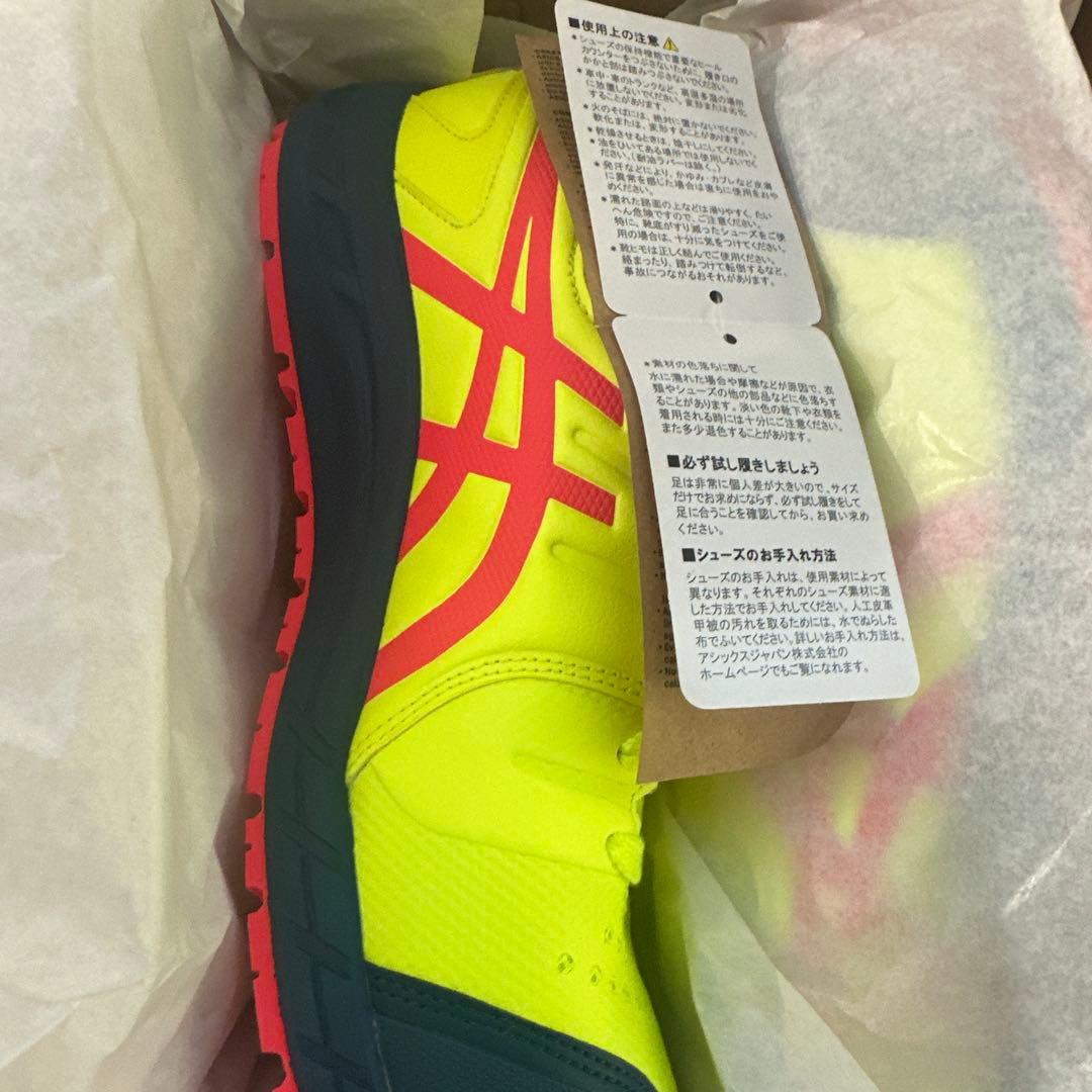 安全靴 ASICS WINJOB CP113 Yellow/Diva Pink