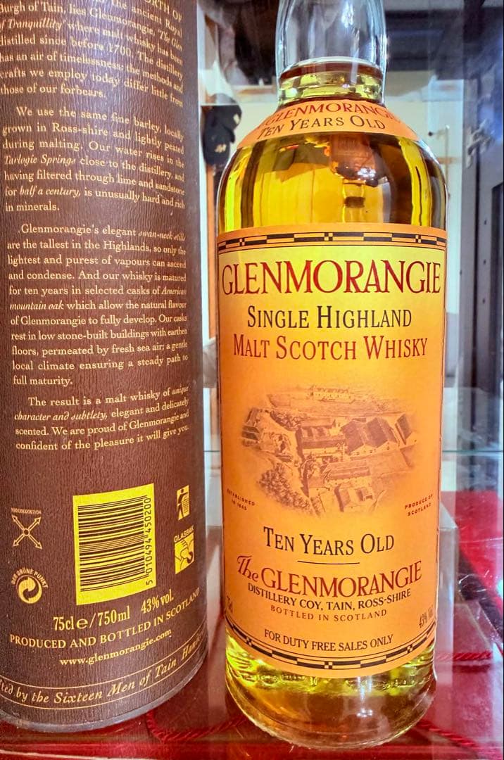 ウイスキー Glenmorangie Ten Years Old 750ml.