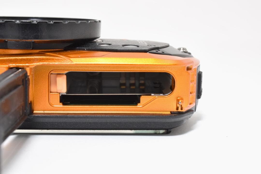 ショット数少 RICOH WG-50 防水 耐衝撃 オレンジ デジタルカメラ