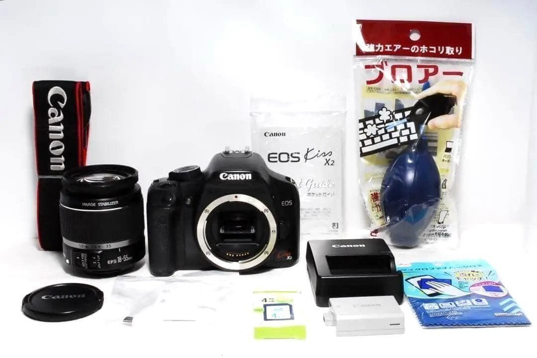 ショット数少なめ⭐️ Canon Kiss X2 デジタル一眼レフ スマホ転送