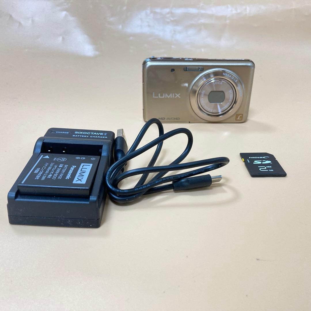 SDカード付き　Panasonic LUMIX DMC-FX80 デジカメ
