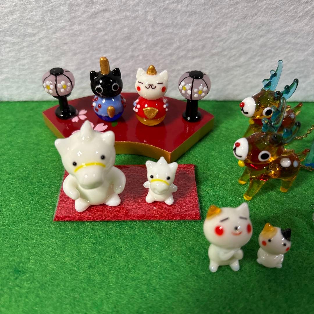 チンアナゴ　ガラス細工　ミニチュア