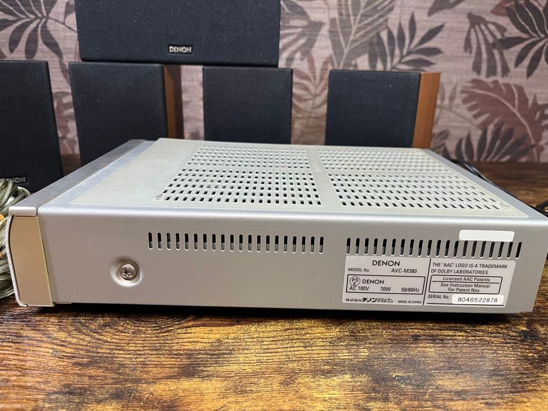 まあまあ美品【DENON】DHT-M380 サラウンドシステム