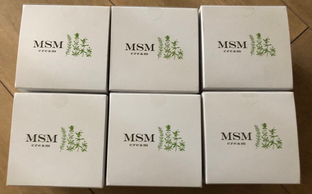 【新品未使用品】ハルメクMSMクリーム 140g 6個セット
