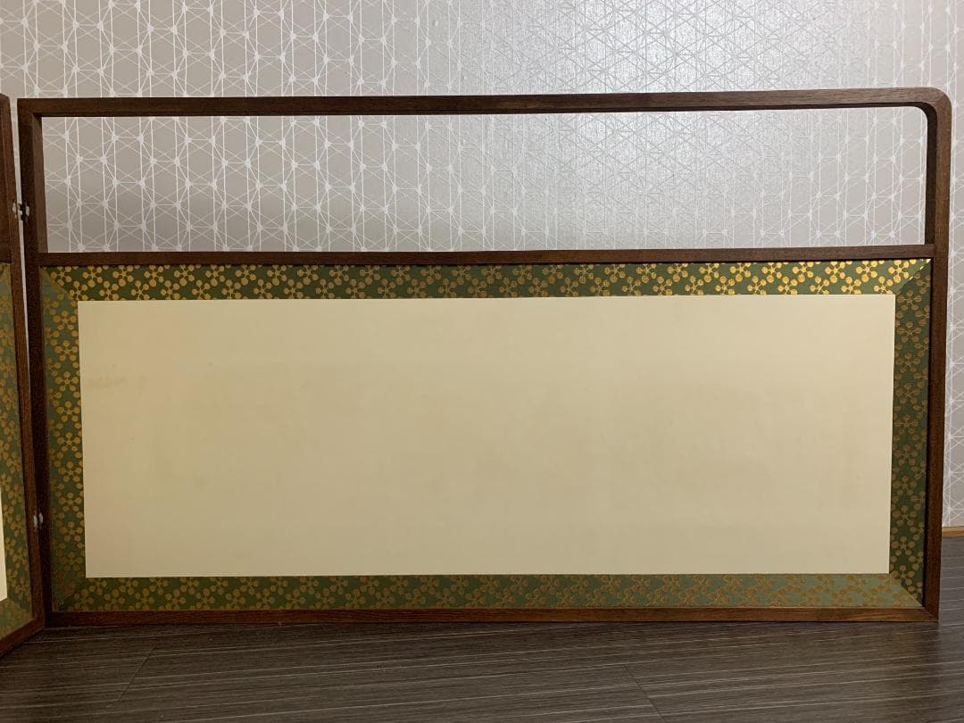 女桑縁 利休梅 上透し 風炉先屏風 茶道具 紙箱入 770
