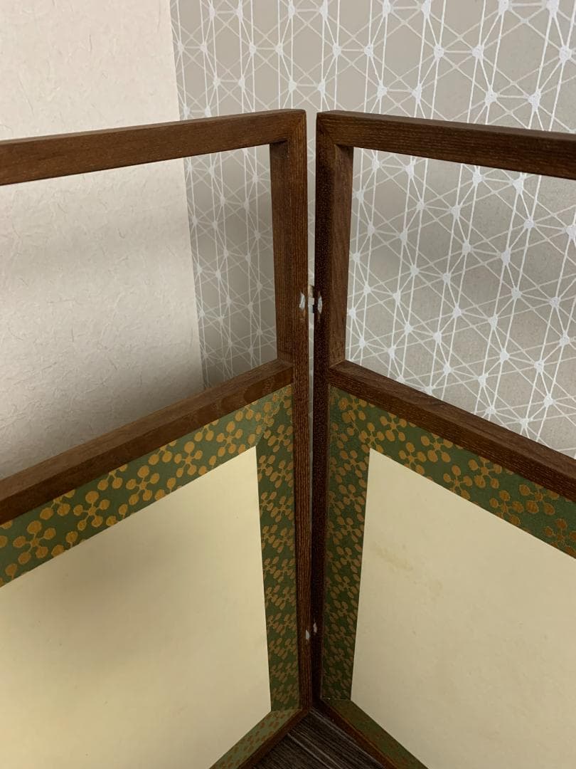 女桑縁 利休梅 上透し 風炉先屏風 茶道具 紙箱入 770