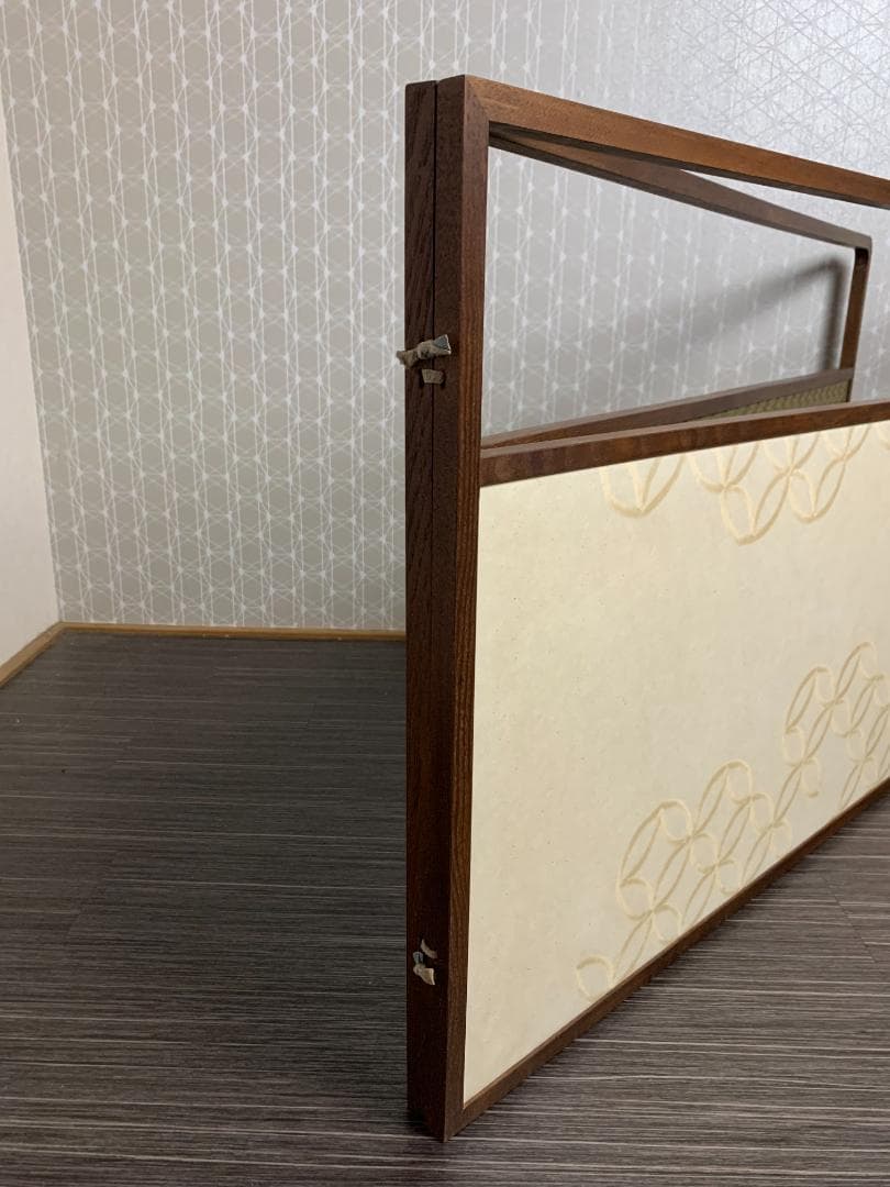 女桑縁 利休梅 上透し 風炉先屏風 茶道具 紙箱入 770