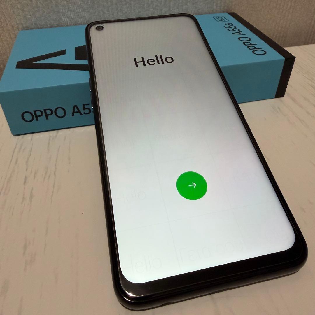 OPPO A55 ブラック 本体