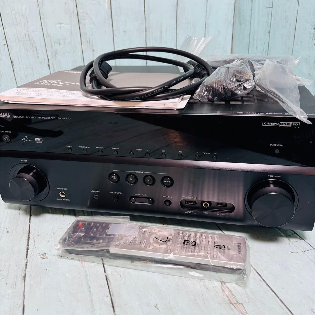 YAMAHA ヤマハ AVレシーバー　RX-V777 美品　説明書　リモコン付属
