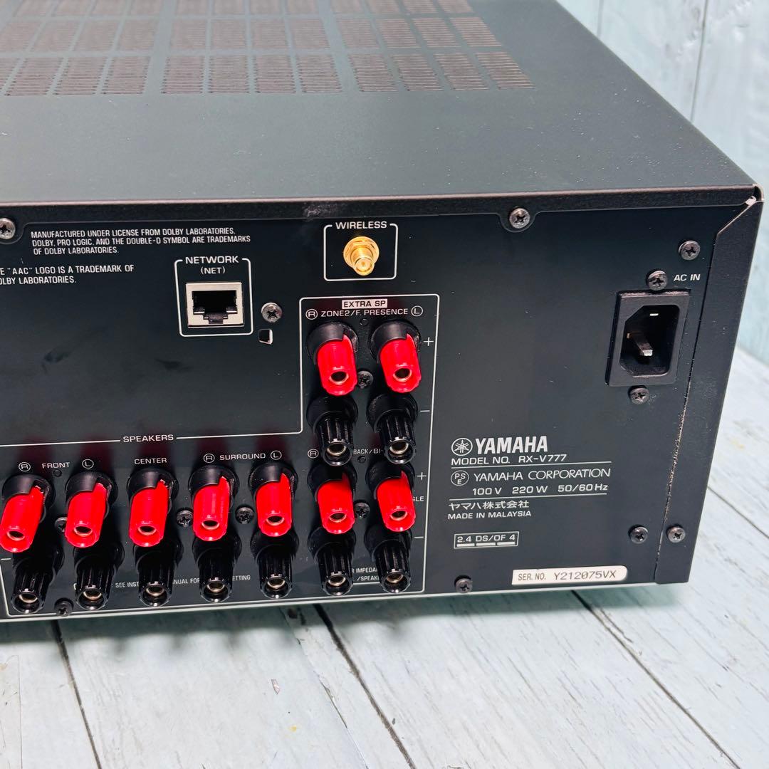 YAMAHA ヤマハ AVレシーバー　RX-V777 美品　説明書　リモコン付属
