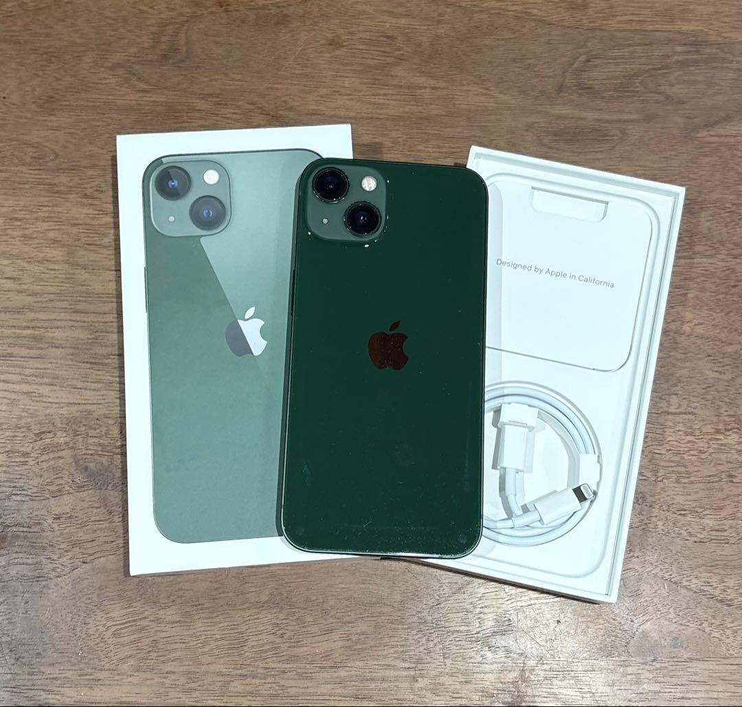 Apple iPhone 13 ミッドナイトグリーン 本体　バッテリー容量76%