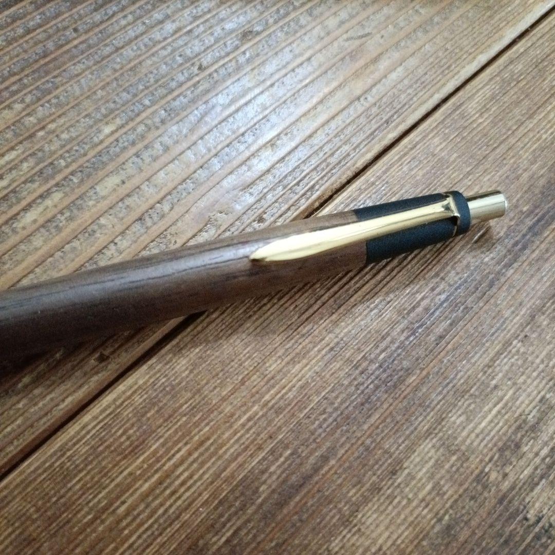 野原工芸　くるみ　シャープペンシル 旧型ゴールドクリップ