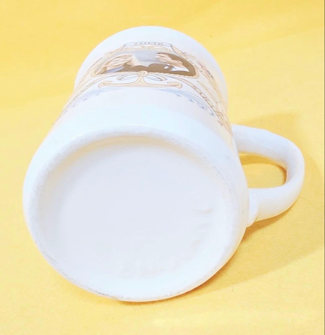 1986年イギリス製アンドルー王子セーラ王女結婚記念マグカップヴィンテージ陶器