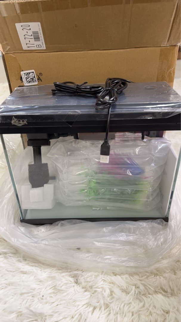 AQQA 水槽セット 9L ライト機能