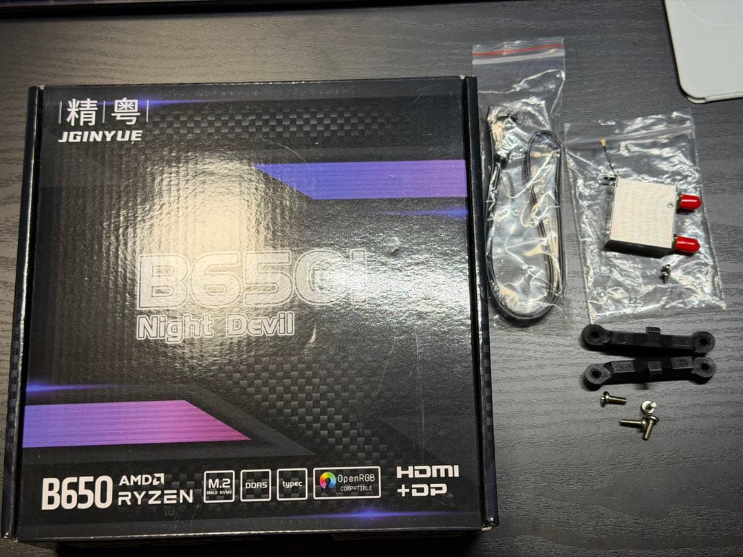 マザーボード JGINYUE B650I NIGHT DEVIL