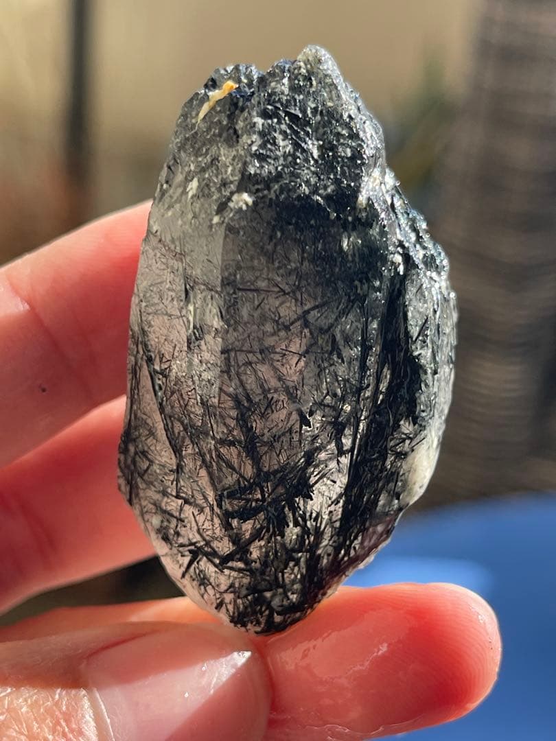 在庫整理特価 ベトナム産 ・スモーキークォーツ トルマリン入り結晶43点セット