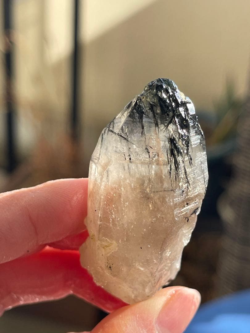 在庫整理特価 ベトナム産 ・スモーキークォーツ トルマリン入り結晶43点セット