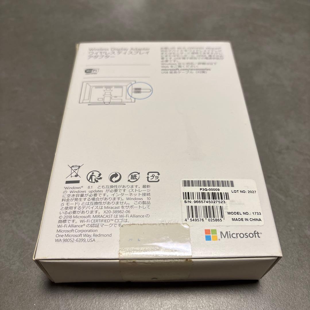 その他 Microsoft Wireless Display Adapter