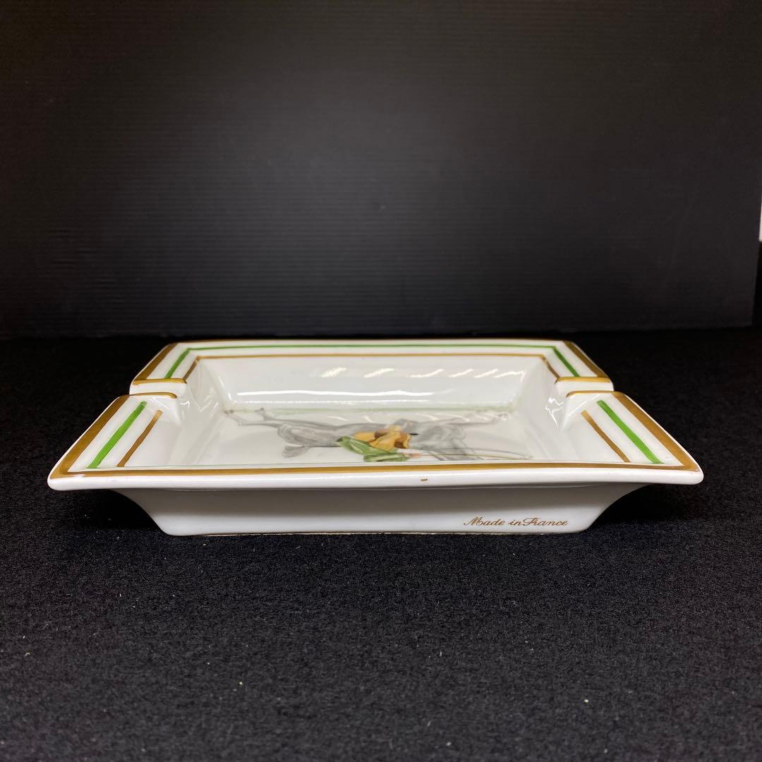 エルメス　金彩　騎馬アッシュトレイ　トヒオ　東里7-1210☆1F