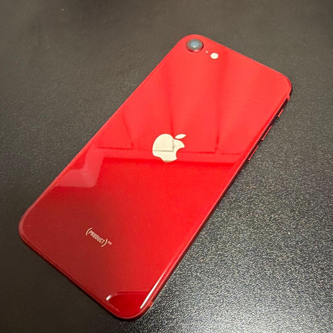 バッテリー新品　iPhoneSE第3世代64GB SIMフリー　美品7573