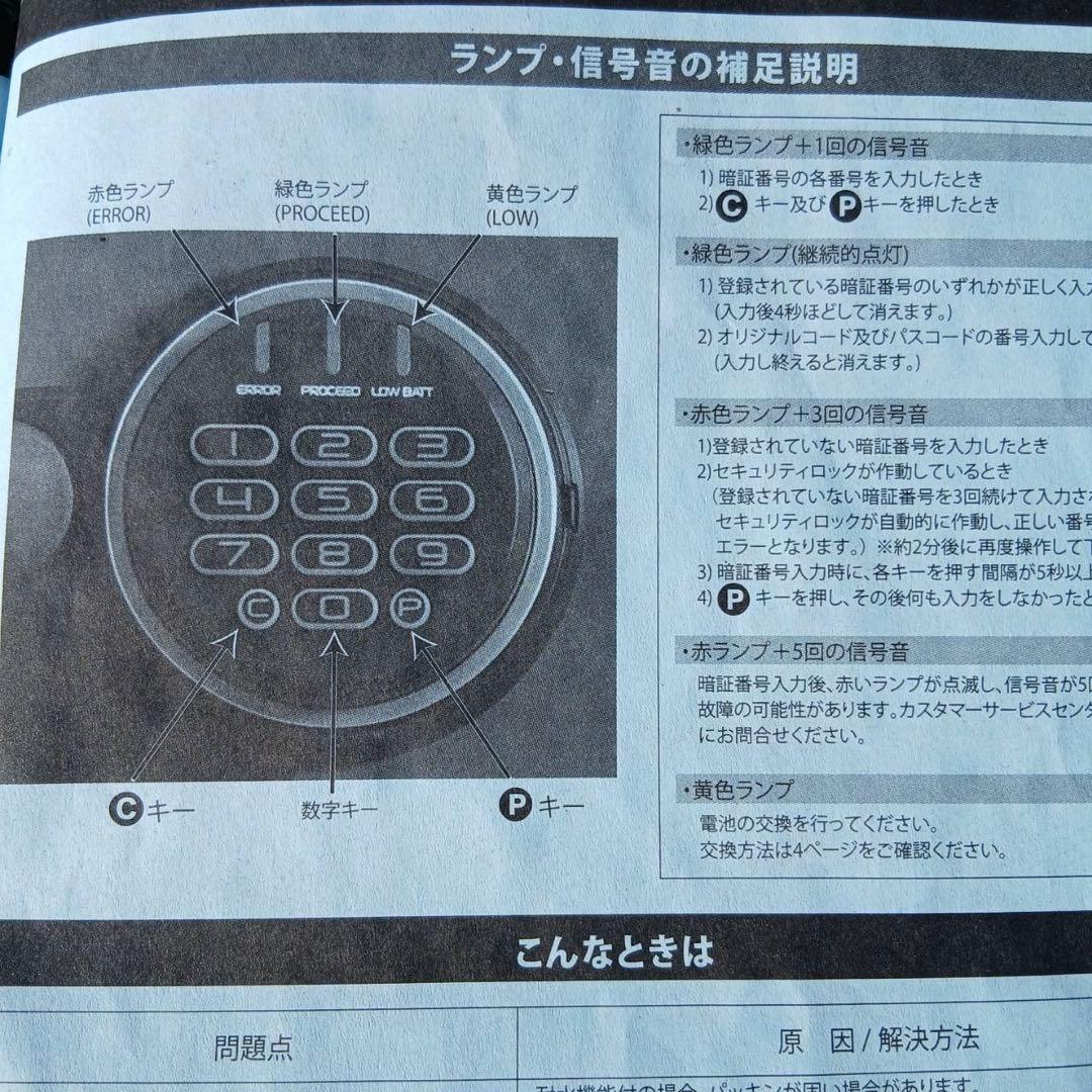 セントリー　耐火・耐水金庫　テンキー式　ＪＦＷ１２３ＧＥＬ　中古