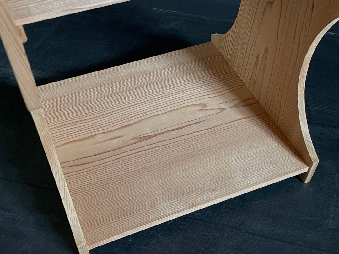 割引❗️【美品】「母」裏千家 玄々斎好 杉棚 玄々棚 紙箱 茶道具 （121F①）