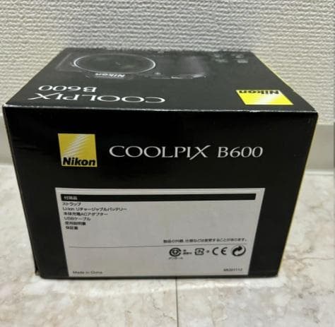Nikon デジタルカメラ COOLPIX B600 BKブラック　箱/ケース付