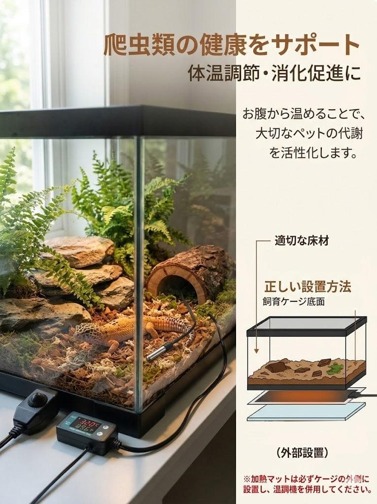 45w パネルヒーター 4枚★爬虫類両生類飼育用ヒーターB0724