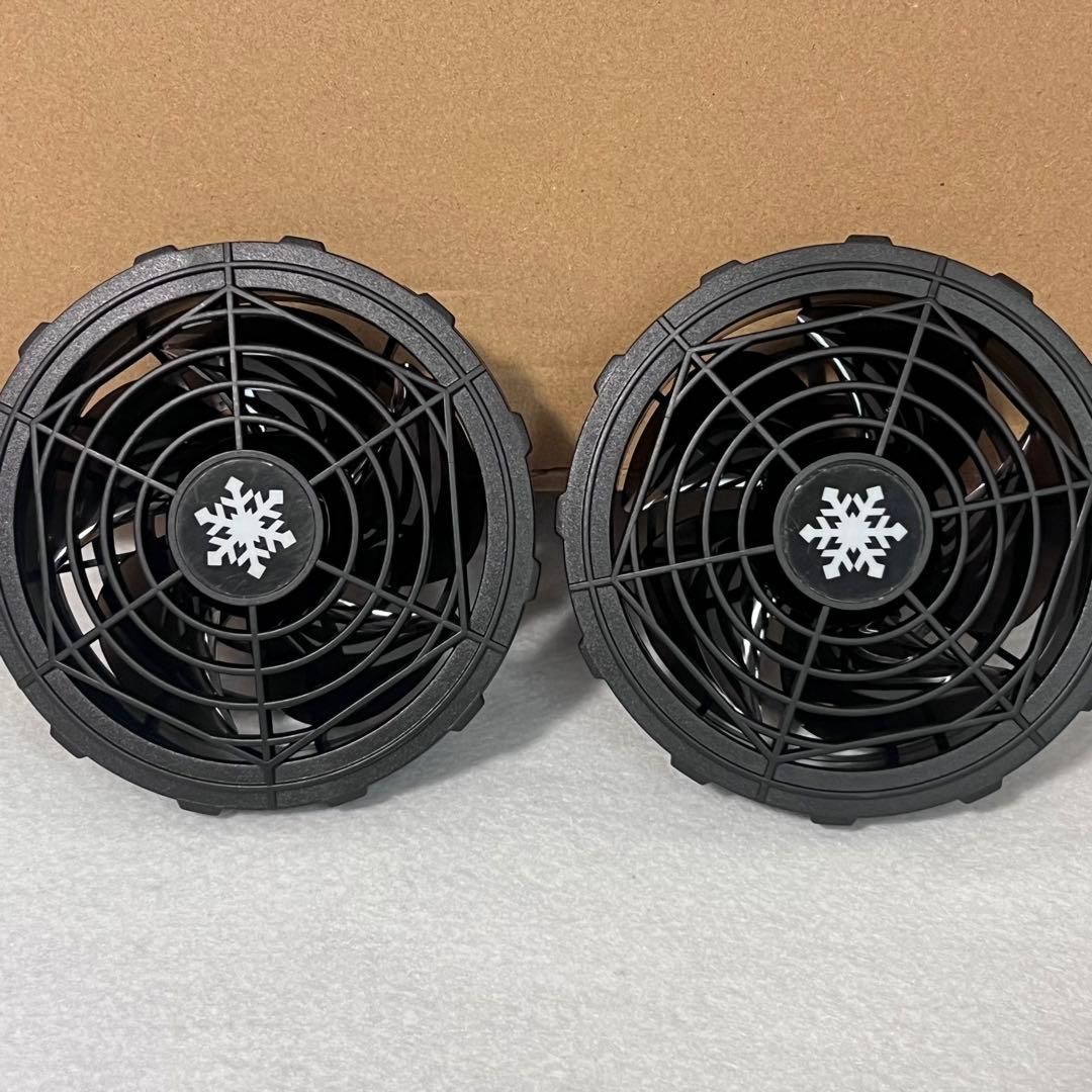 【ブルー迷彩柄】 空調ベスト 空調作業服 XL PSE認証 新品 フルセット