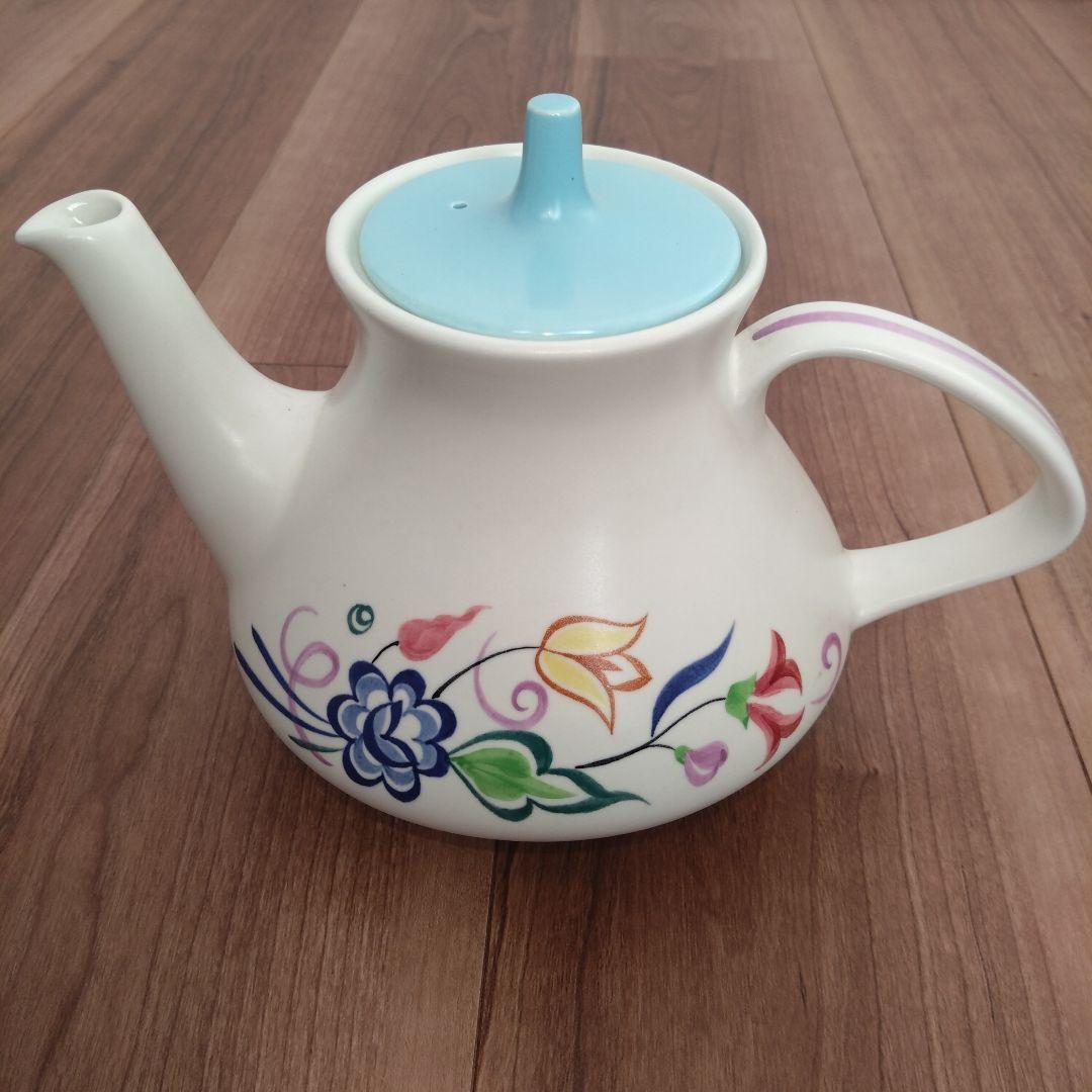 Poole Pottery　ティーセット　ハンドペイント