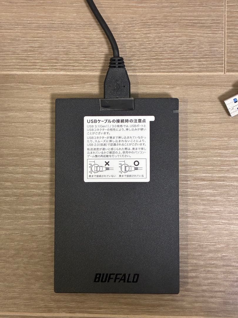 BUFFALO SSD-PG1.0U3-BNL 外付けSSD