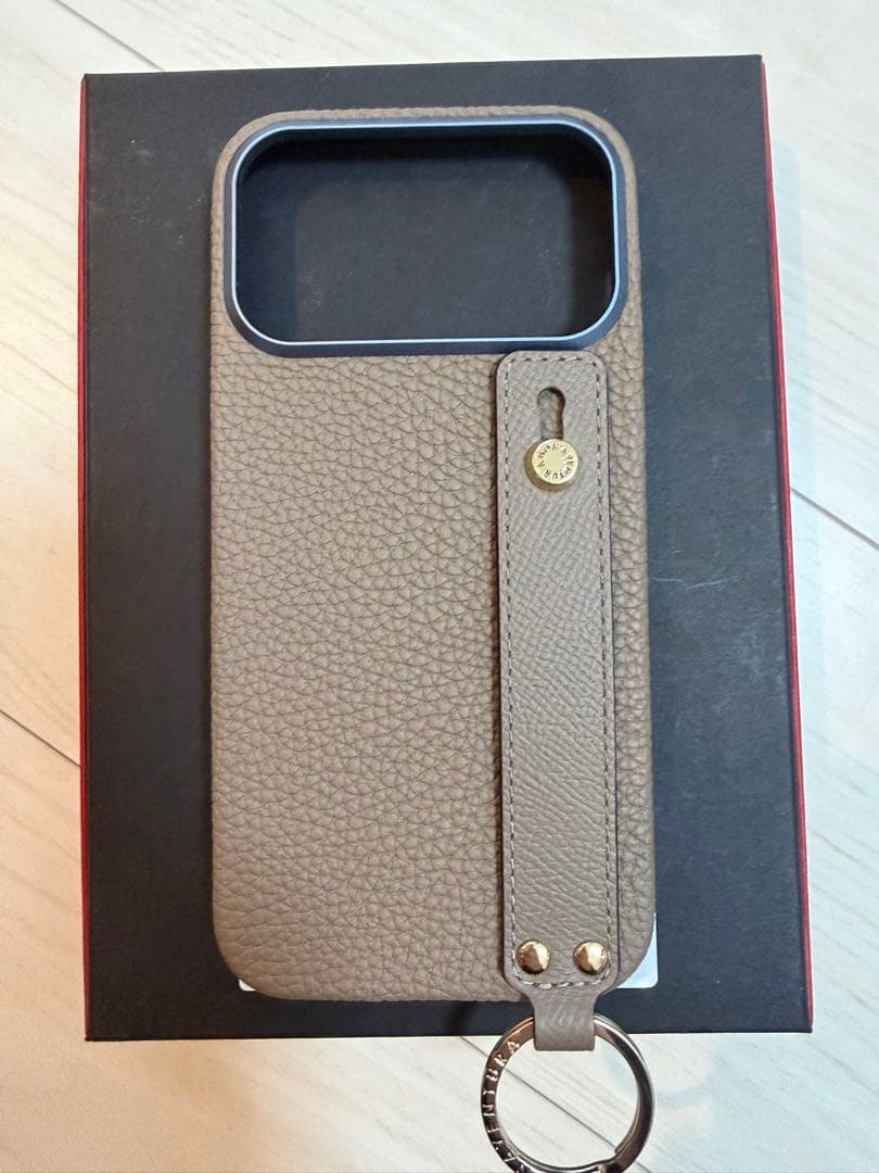 BONAVENTURA レザー iPhone17ProMAXケース エトープ