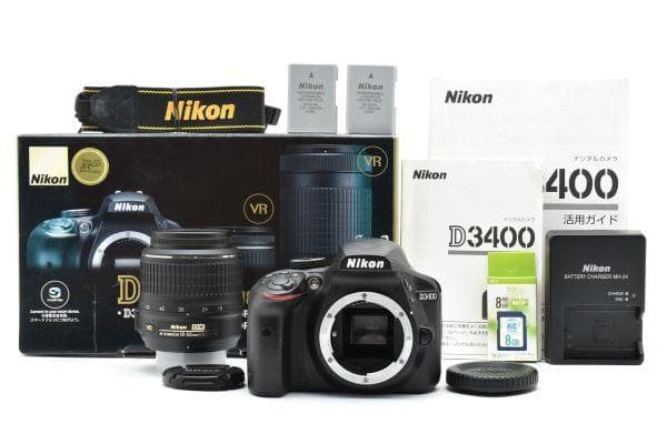 【美品】ニコン Nikon D3400 AF-S 18-55mm G VR