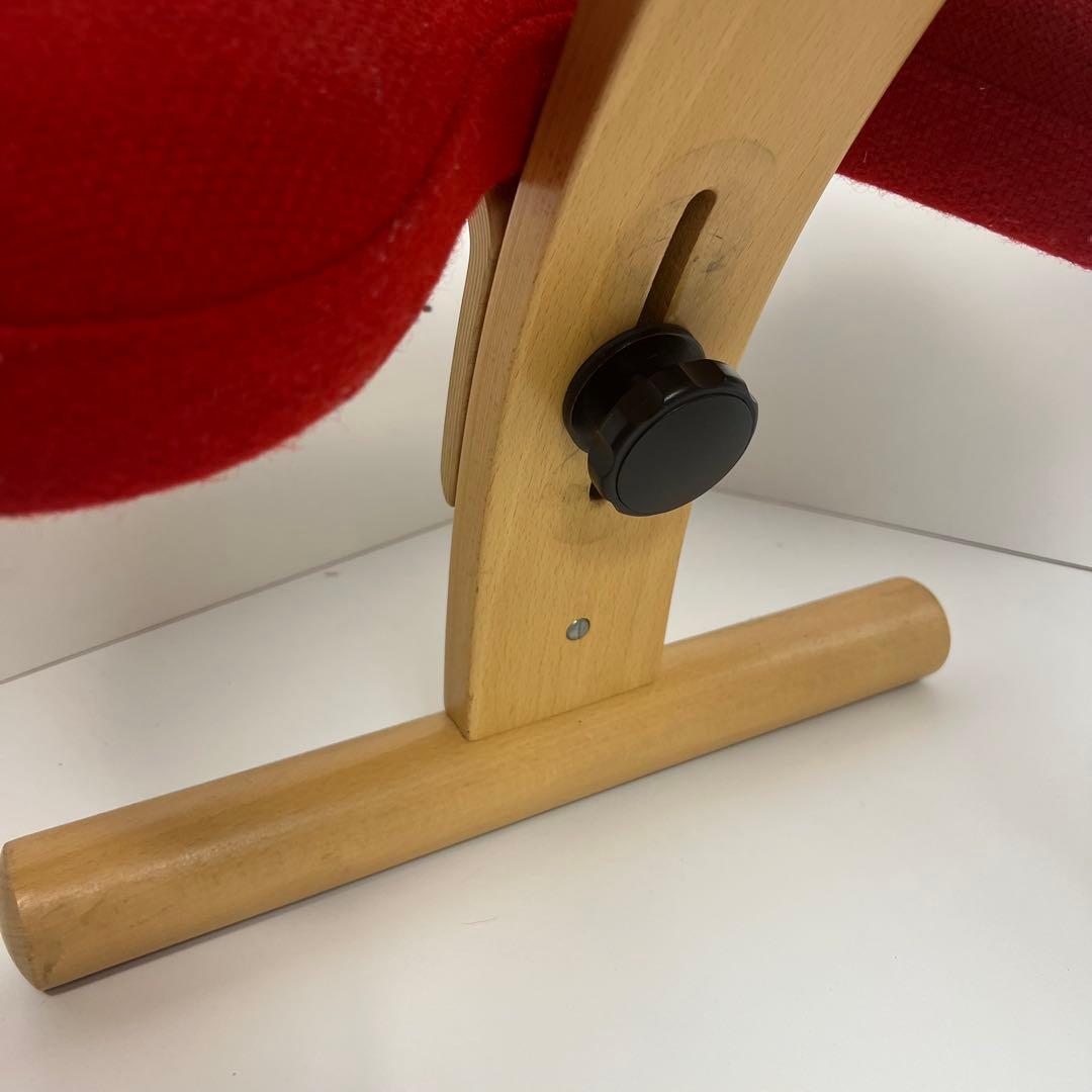 バランスラボ バランスチェア バランスイージー レッド 中古品 サカモトハウス