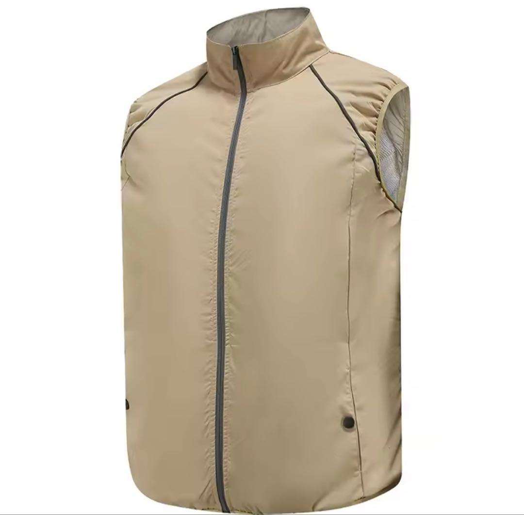 大きいサイズ！3XL (4L)空調作業服　ファン付き！　冷却ベスト
