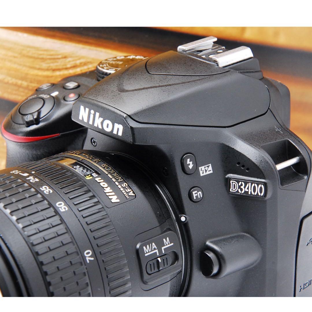 カメラカバー付 ニコンNikon D3400 Bluetooth 一眼レフ