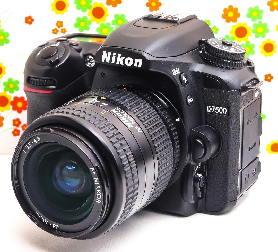 ニコン Nikon D7500☆Wi-Fi搭載＆高速性能☆ダブルレンズ！