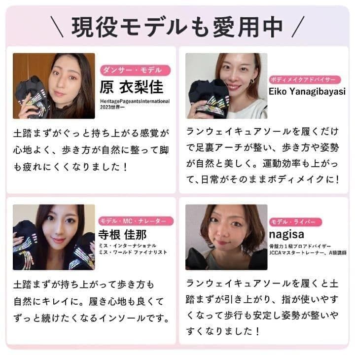 Runway Cure Sole ストライプソックス Mサイズ