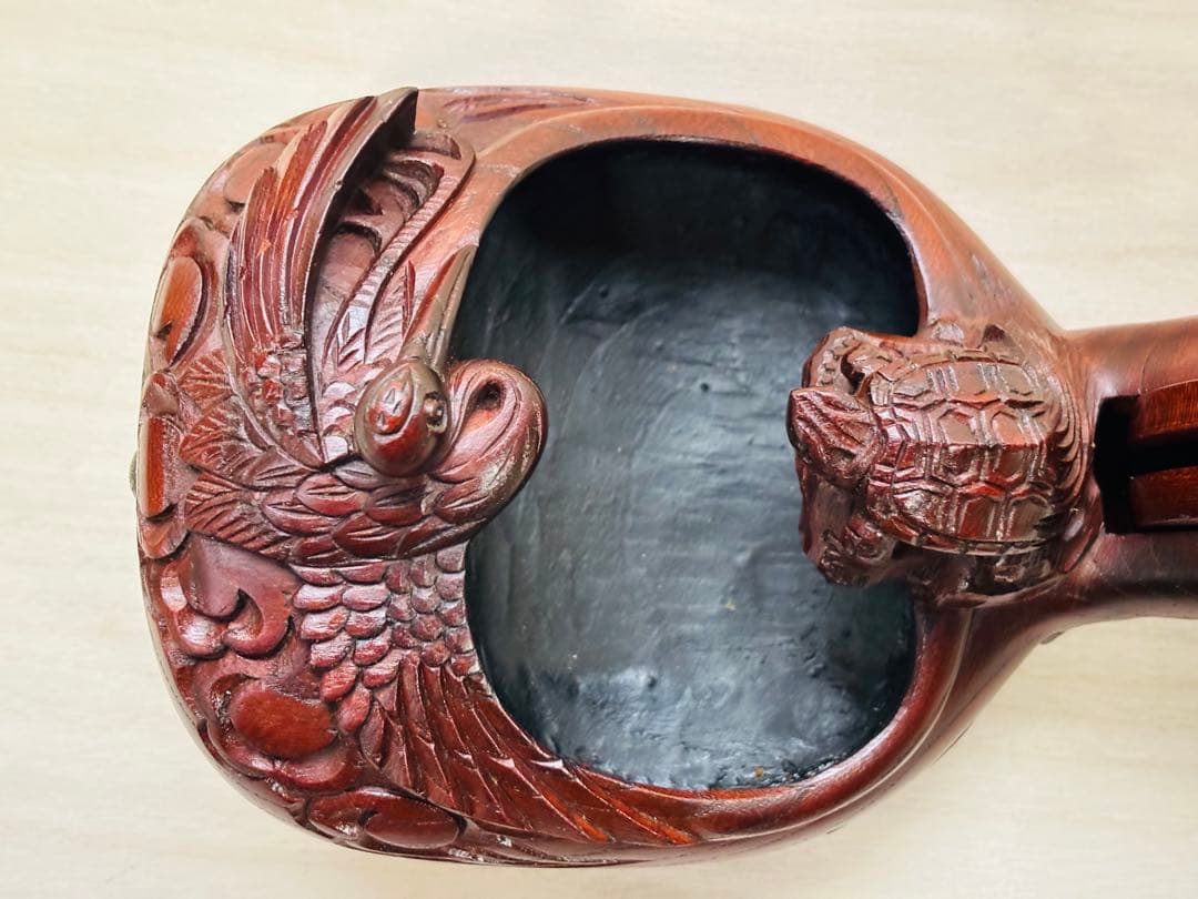 墨壺　在銘　一文字坪梅作　宗秀　大工道具　墨壷　墨坪　すみつぼ　墨つぼ　工芸品