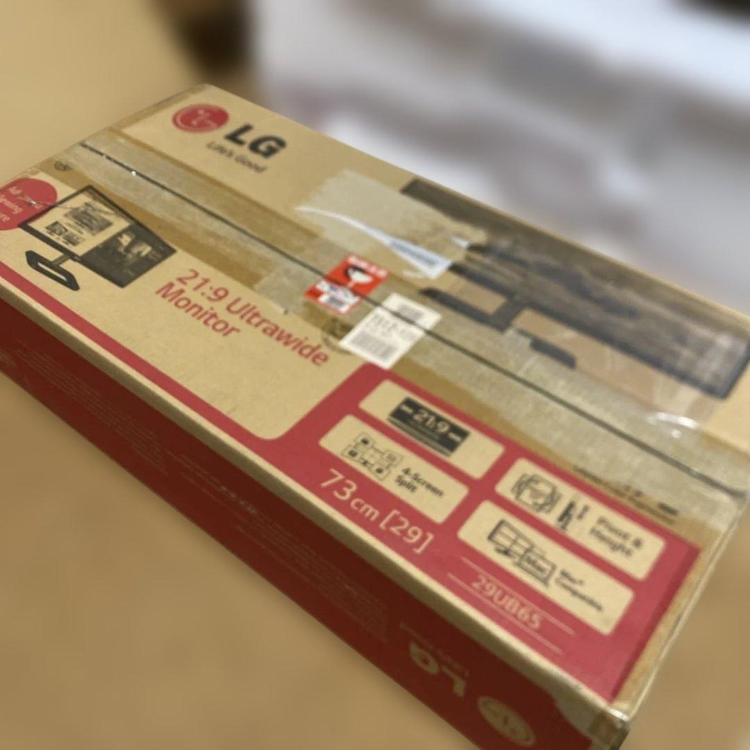 LG ウルトラワイドモニタ 29インチ 29UB65-P スピーカー付きモニター